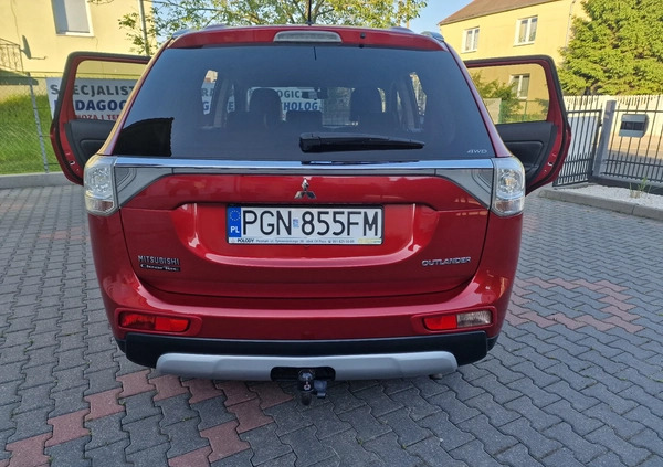 Mitsubishi Outlander cena 61000 przebieg: 149000, rok produkcji 2014 z Gniezno małe 379